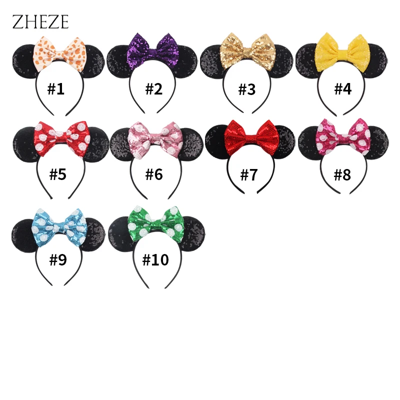 Disney Black Mouse Ears Headband For Girls 5\