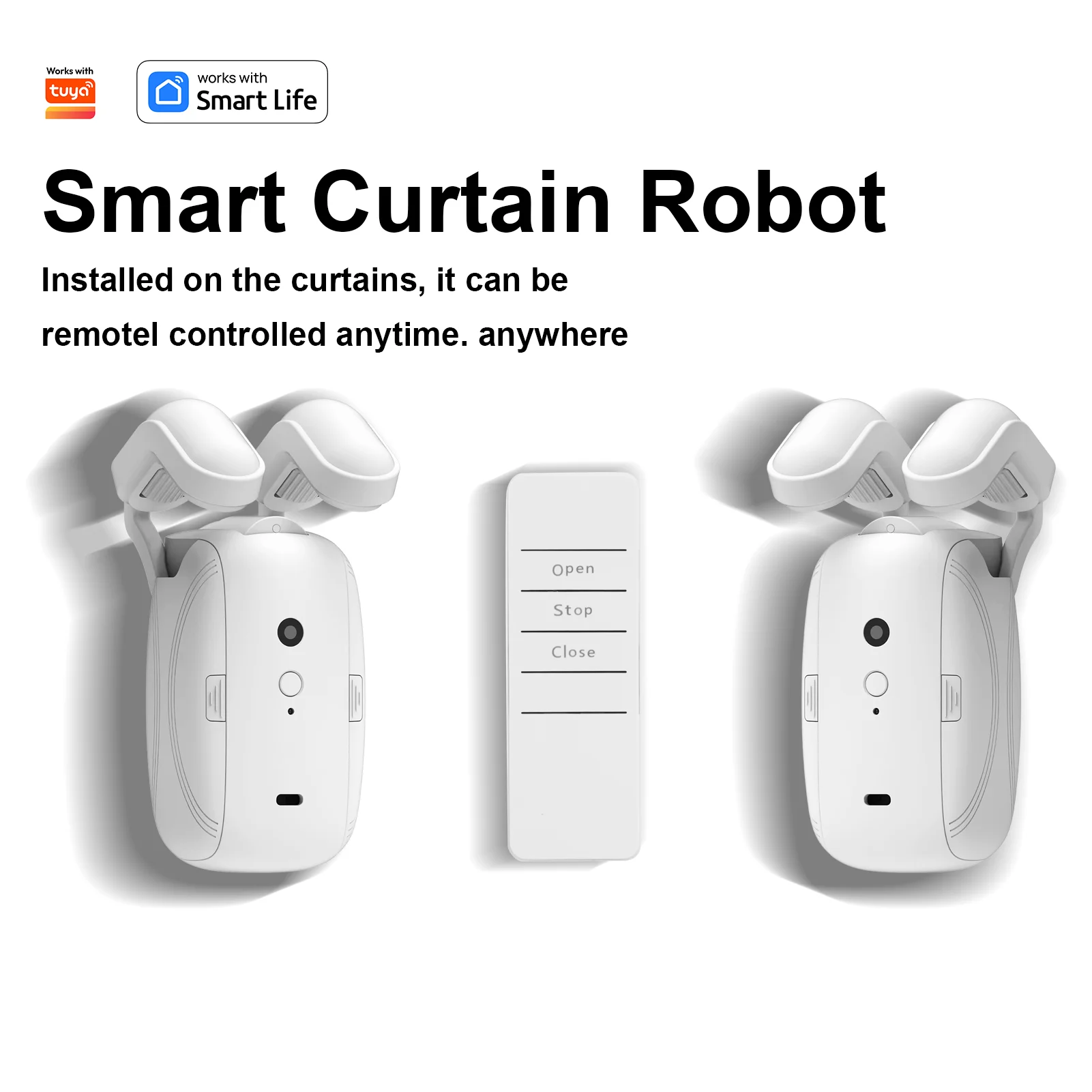 Smart curtains Automatic curtain robots Remote control Electric switch robots Control the light sensor Suitable for Roman rods