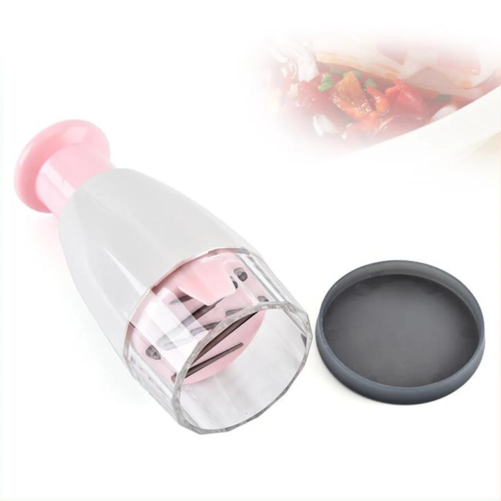 

Multifunction Manual Garlic Crusher Garlic Press Vegetable Cutter Shredder Kitchen Gadget Random Color Labor Saving Practical