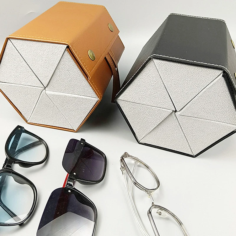 1Pc 2/3/4/5/6 Slots Foldable Eyeglasses Holder Storage Box Sunglasses Case Glasses Organizer Portable Glasses Case