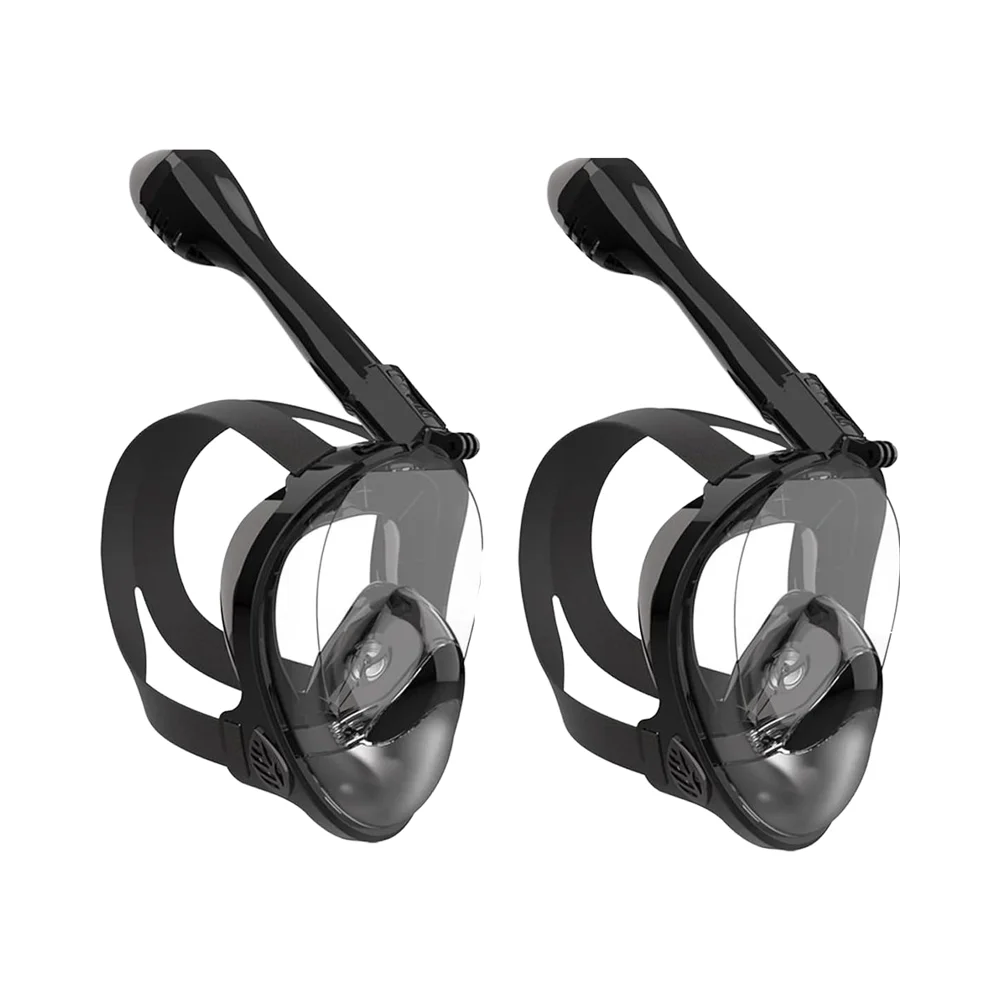 

Фулл Фейс 180 ° Маска для панорамного погружения с трубкой для взрослых