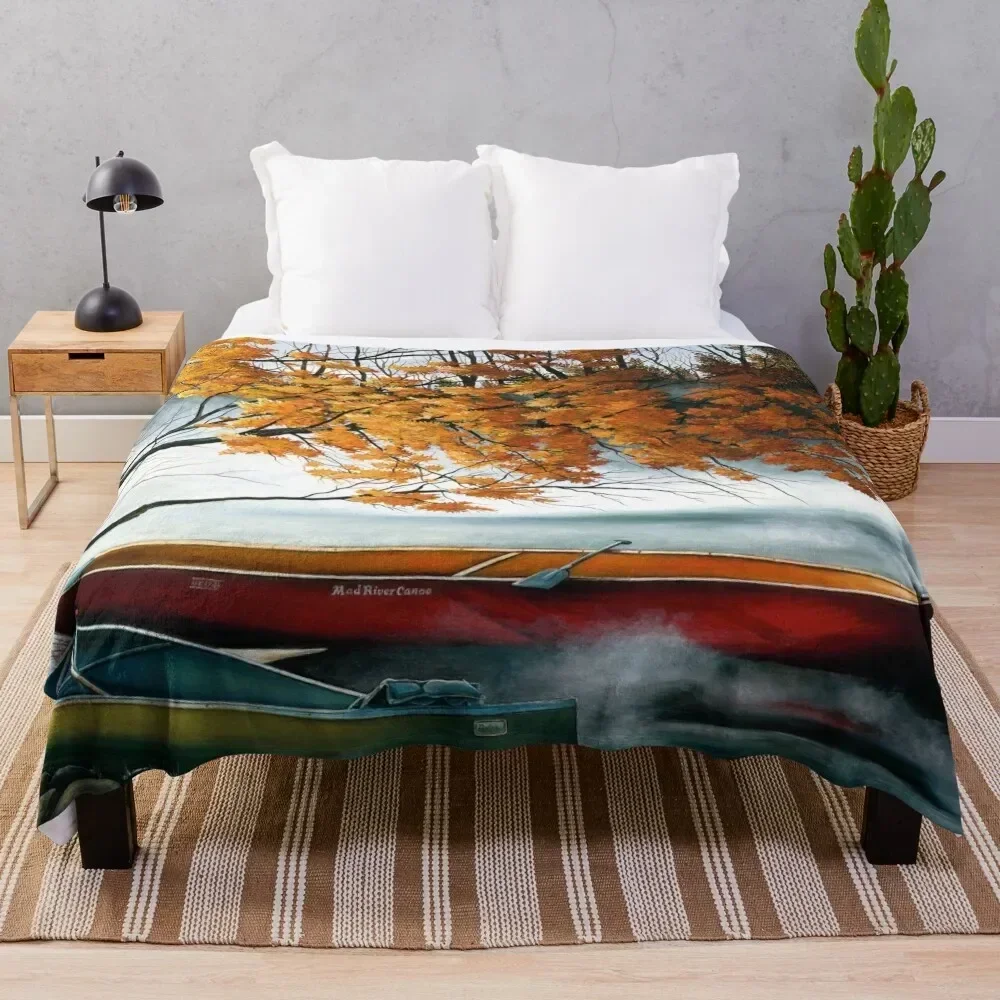 

Mad River Canoe Throw Blanket Versatile Cozy Throw Blanket for All Occasions