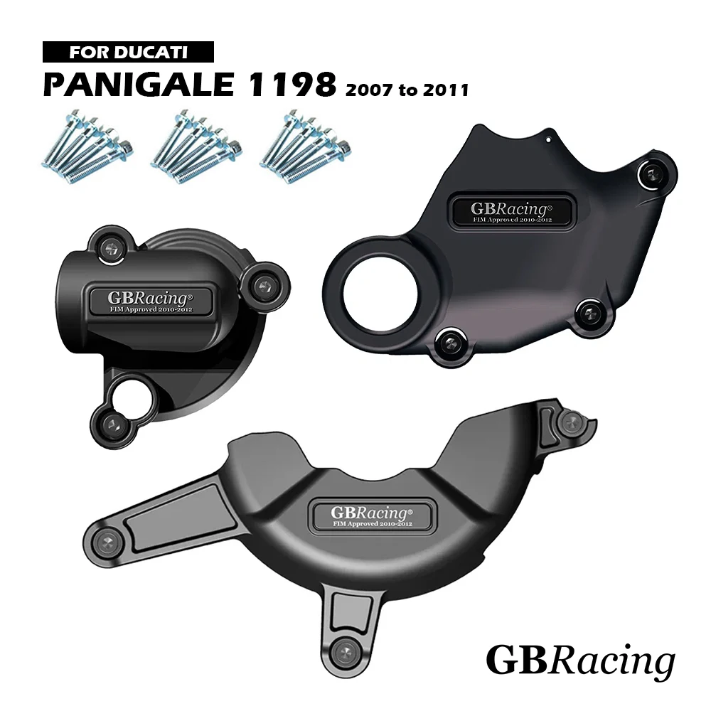 

1198 2007-2011 GBRacing Engine Protect Cover For DUCATI PANIGALE 1198 Motorcycle Clutch Pulse Protection Accessories