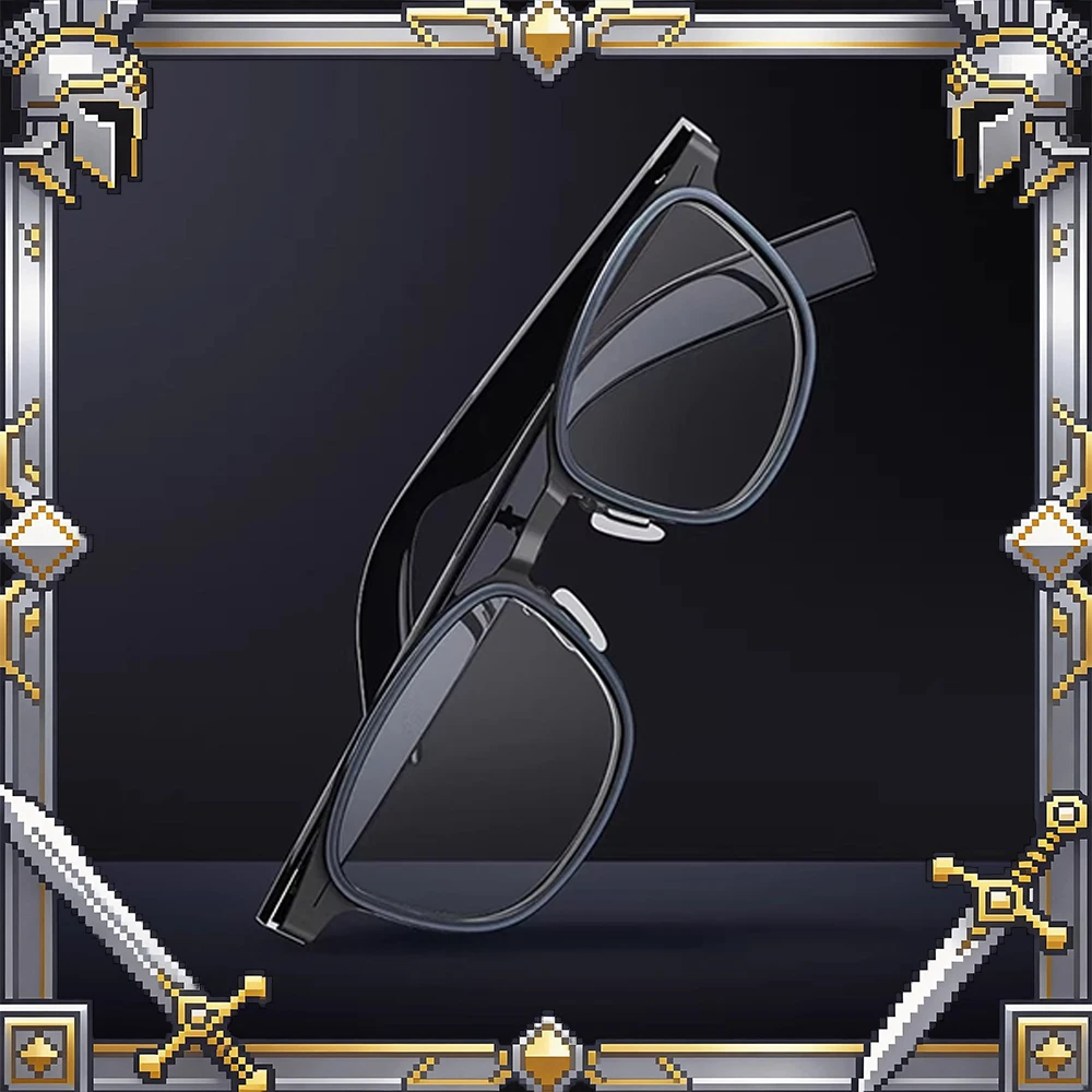 

Умные очки SUPERHEXA Titanium AR 8.1g с ИИ для синхронного перевода в реальном времени, долговечные, подарочные