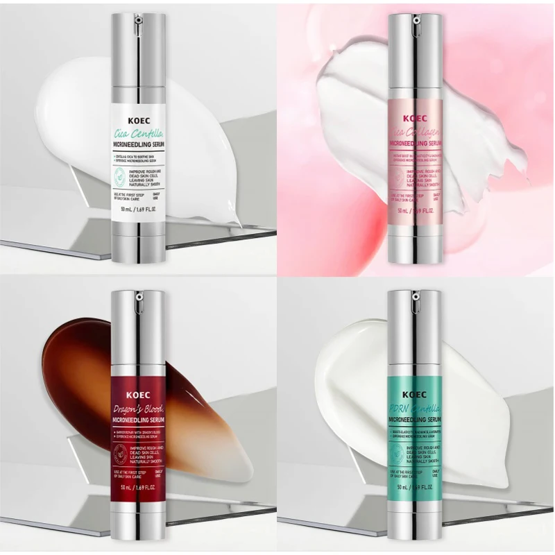Korean Glass Skin Care Spicule Microneedling Serum Pore Exfoliation Centella Asiatica Propolis Aloe Extract Moisturizing Booster