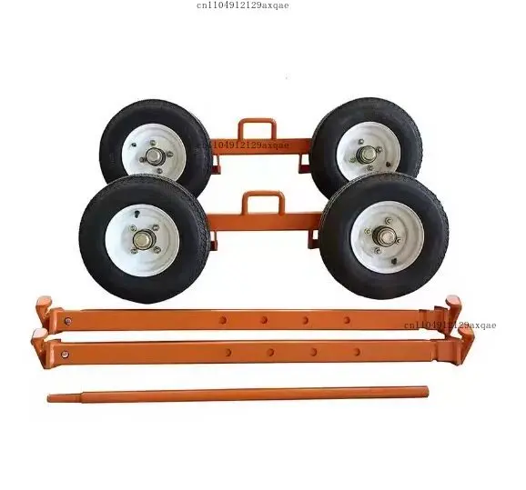 Truck Type A Wheel High Speed Trolley Reinforced Mover Obstacle Clearance Rescue Trailer Tire Large Auxiliary Wheel Pickup