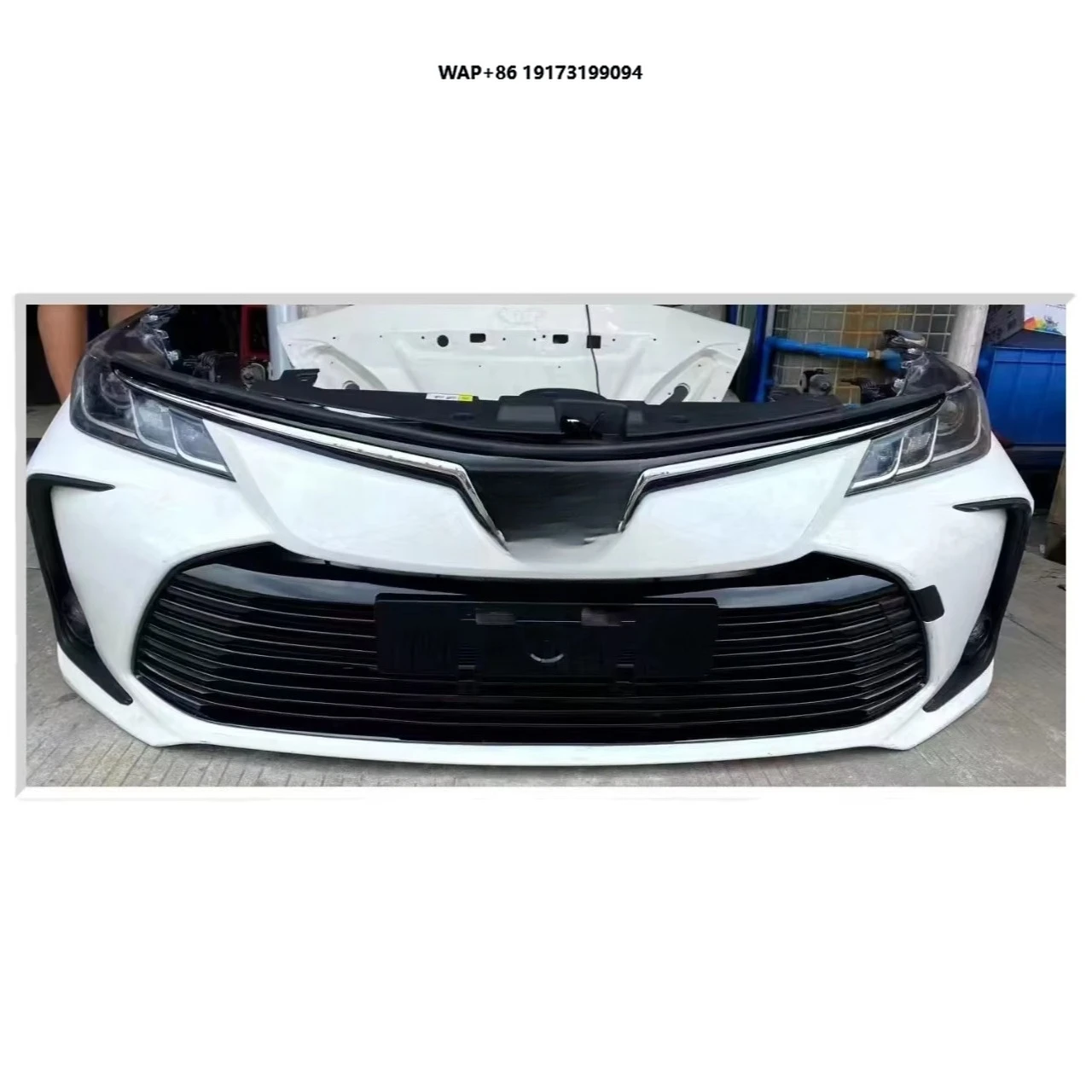 

Original Auto Car Bodykit for Corolla Nose Cut Front Bumper Lip Headlights Replacement Car Bumper Repair Kit