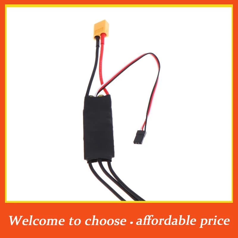 

Xm 1Pc new Brushless ESC 2-4S BEC ESC HV Bidirectional Brushless ESC 30A 40A For RC Boat Underwater