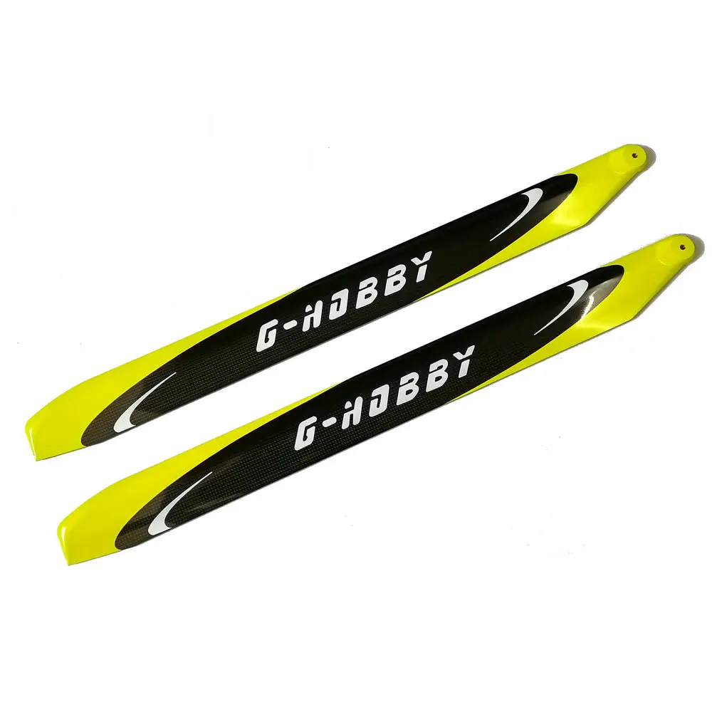 G-HOBBY 690MM Carbon Fiber Main Rotor Blades  106MM Tail blade   For  RC Accseesories For   RC Helicopter