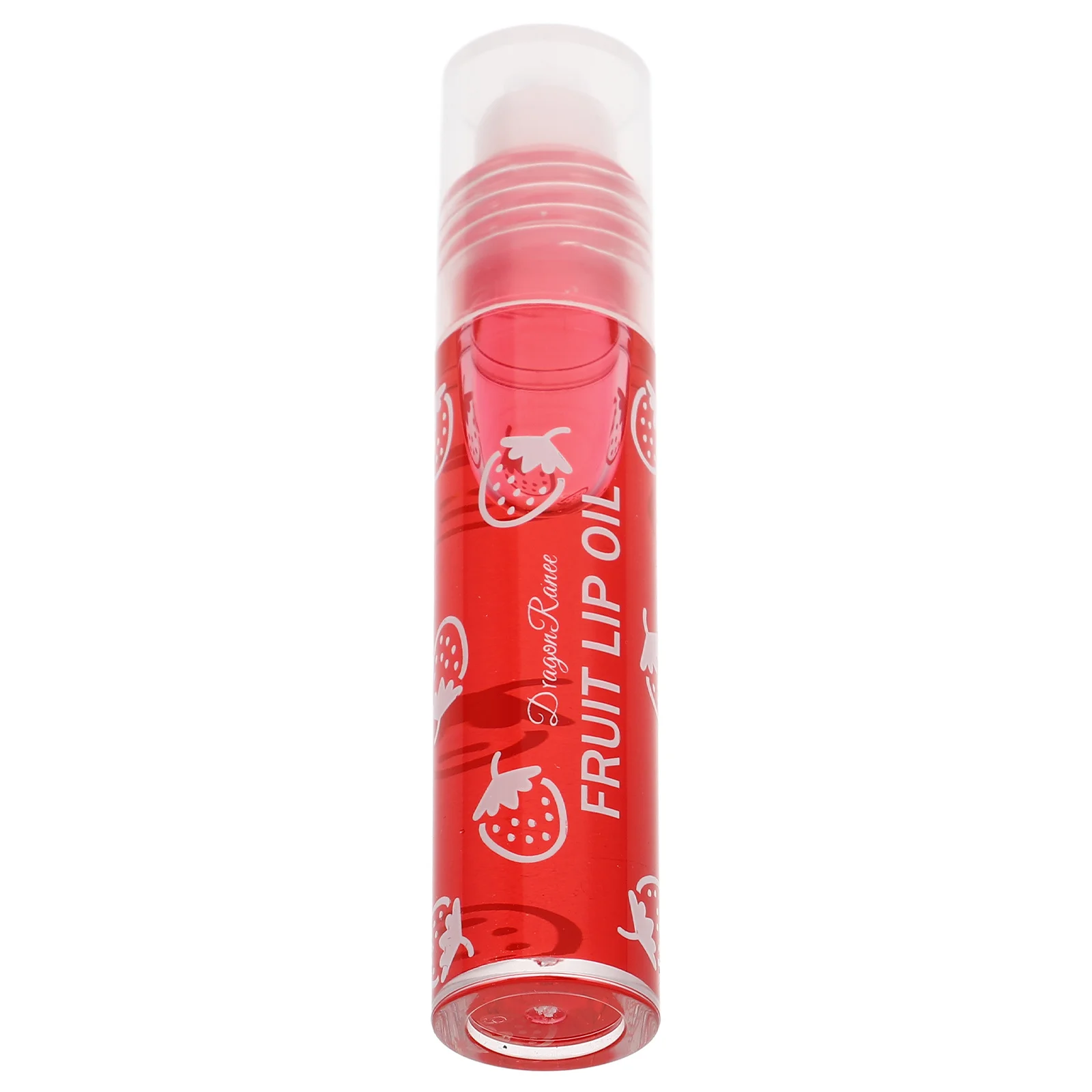 

Roll-on Fruit-Flavored Hydrating Lip Oil Transparent Moisturizing Lip Gloss Strawberry Fresh Gloss for Women on-The-Go