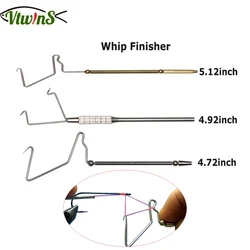 Vtwins Fly Tying Tool Whip Finisher Thread Knotter Tool Brass Knurled Stainless Steel Handle For Fly Fishing Flies