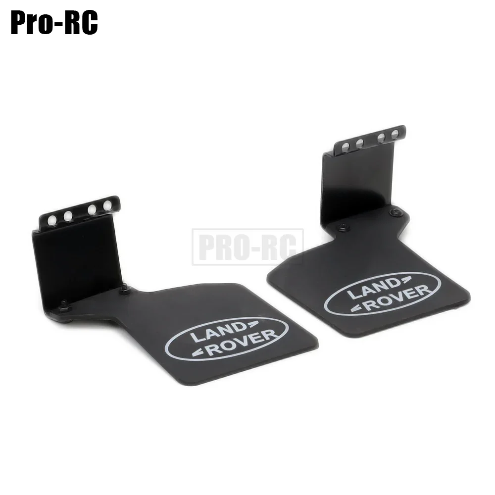 1Set Rubber Quarters Front & Rear Fender Mud Flaps & Aluminum Bracket Set for RC Crawler Car 1/10 Traxxas TRX4 Tamiya D110