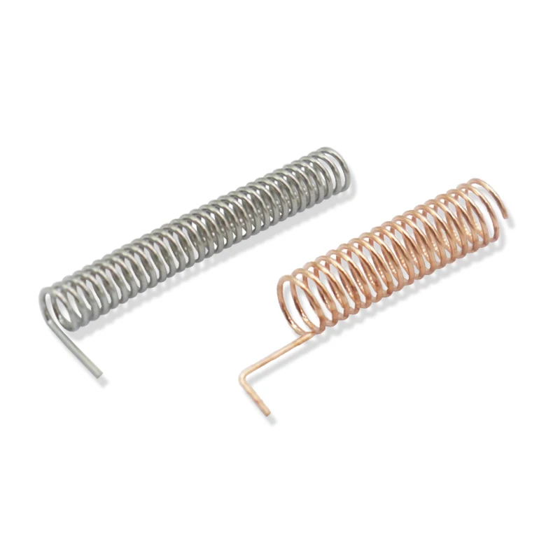 100pcs 433MHz Helical Antenna Internal 433M DTU Modual Antenna Nickel PCB Plated Spring Antena TX433-TH-35 For Signal Boost