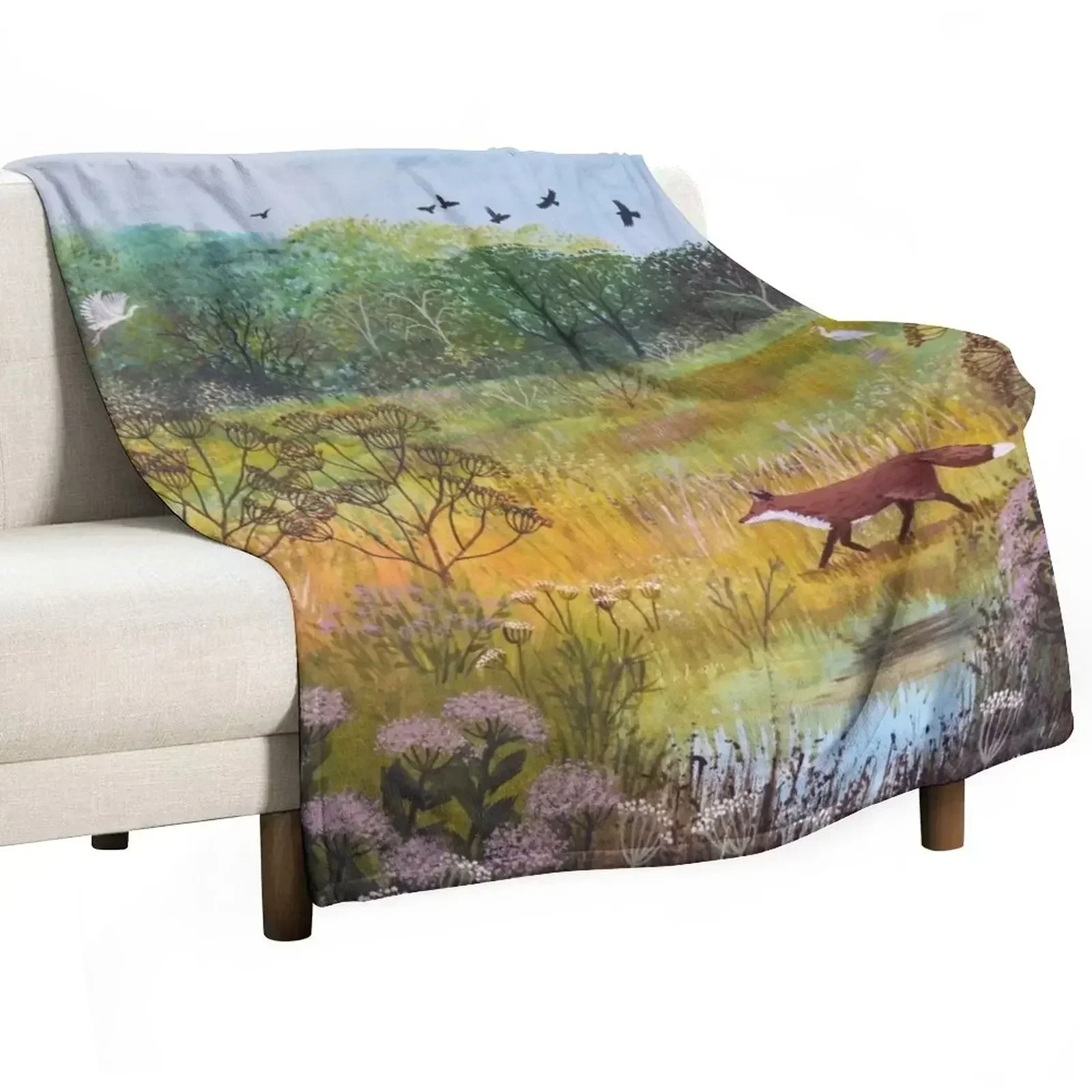 Autumn Equinox Throw Blanket Hairy Sofas Summer Beddings Blankets