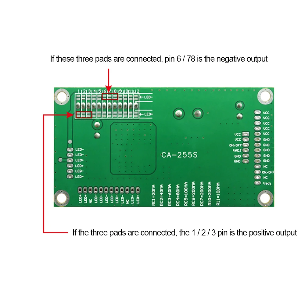 CA-255S Universal 10-48 inch LED LCD TV Backlight Constant Current Boost LED Universal Inverter Driver Board Power Supply Board