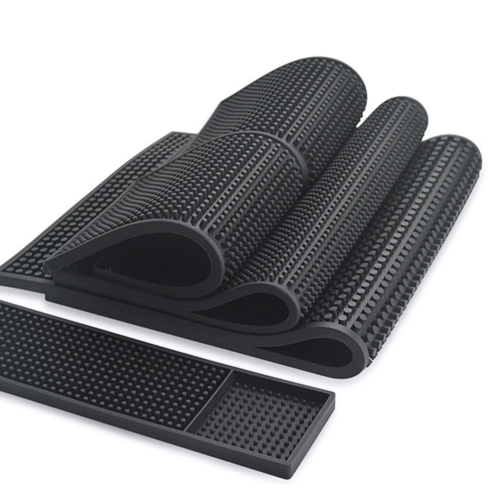 Estera de Bar antideslizante de PVC para cafetería, alfombrilla para tazas para el hogar, impermeable, resistente al calor, duradera, barra de drenaje, servicio, estera para derrames para el hogar, Bar y cafetería