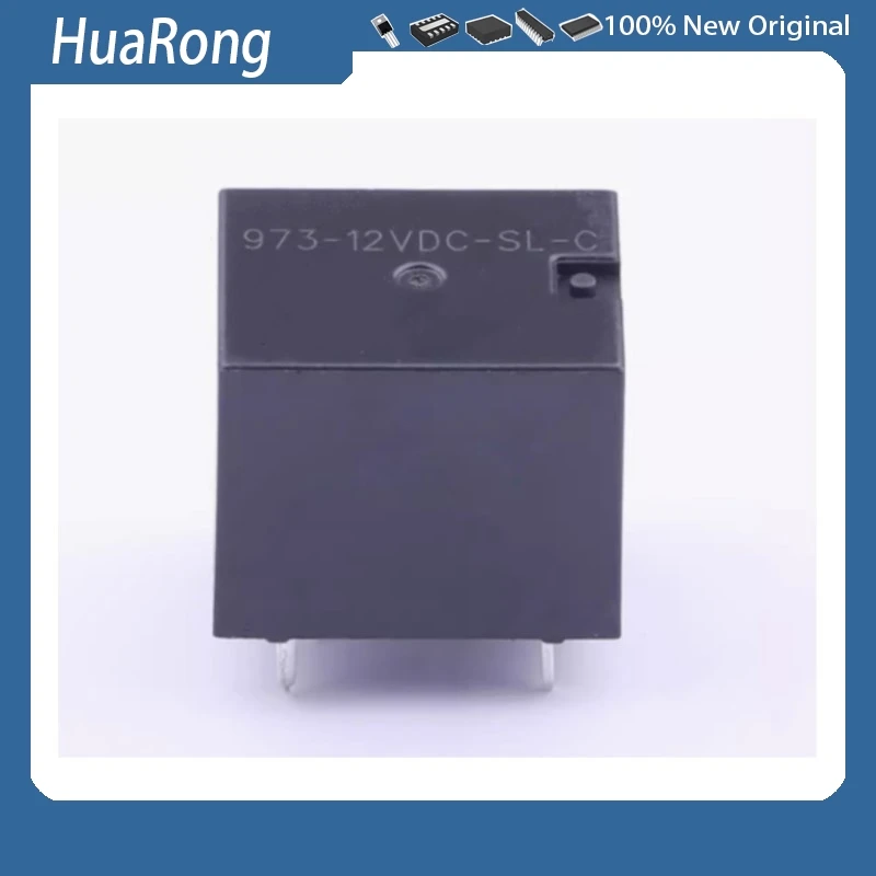 

10Pcs/LOT 973-12VDC-SL-C 10A 250VAC