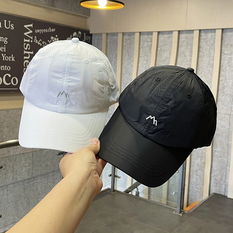 

Quick-Drying Thin Baseball Cap Female Couple Summer Outdoor Fishing Sports Sun Protection Peaked Cap Men