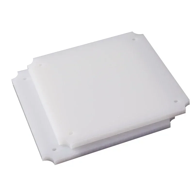 Gasket Papan Polietilen HDPE Tahan Aus Pelat Polimer PE Putih atau Hitam Kelas Makanan, Anda Juga Dapat Menyesuaikan Dimensi