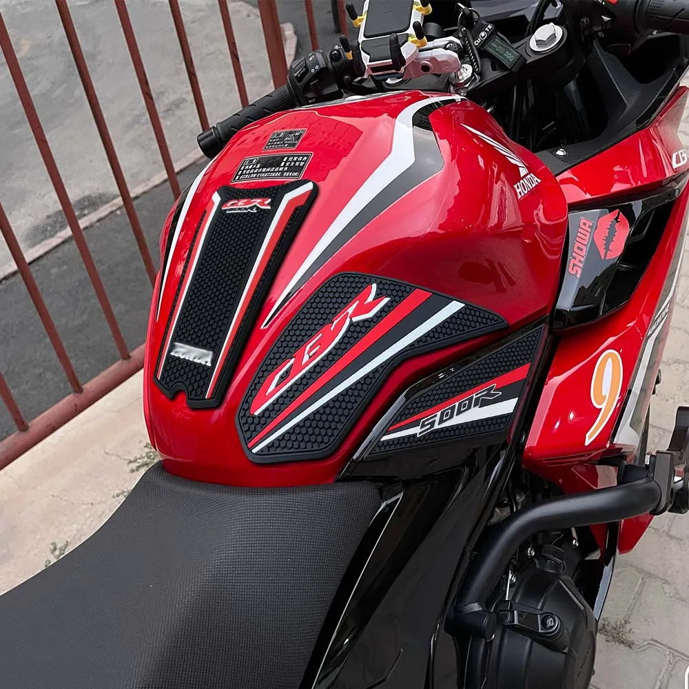 

Новая накладка на бак, тяговые накладки на бензобак, ручки топливного бака, боковая наклейка, наколенники, протекторы, Deca для Honda CBR500R CBR500R 2019-2023