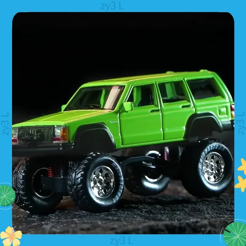 

Tuoyi Xcartoys сплав 1/64 Cherokee модель автомобиля игрушечный автомобиль внедорожный флуоресцентный зеленый 190 настольная модная коллекция орнамент игрушка в подарок