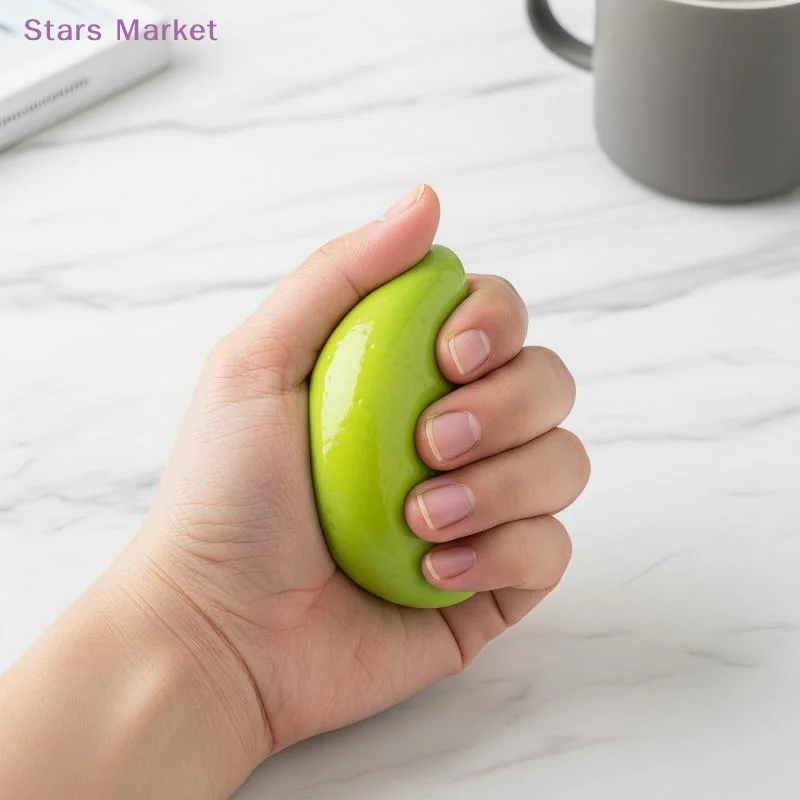 New Handmade Crispy Mango Stress Ball Squeeze Toy, Color-Changing Mango  Fidget Ball, ASMR Sensory Stress Relief Toy
