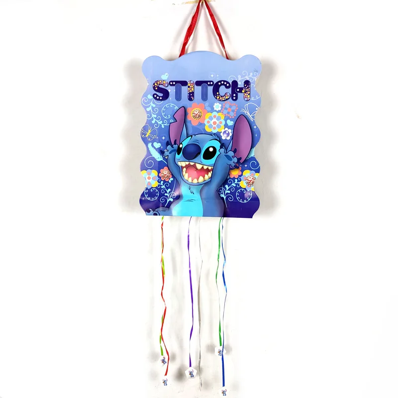 Disney-piñatas de Stitch para niños, decoraciones para fiestas de feliz cumpleaños, recuerdos de eventos, suministros de bricolaje para Baby Shower, regalos, 1 lote