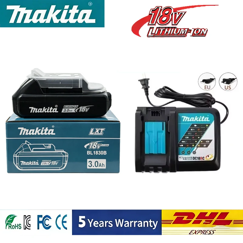 

High Quality Makita 18V 3Ah Battery for Makita LXT Series Cordless Tools BFR550 BFS450 BGA452 BHR202 with Overcharge Protection