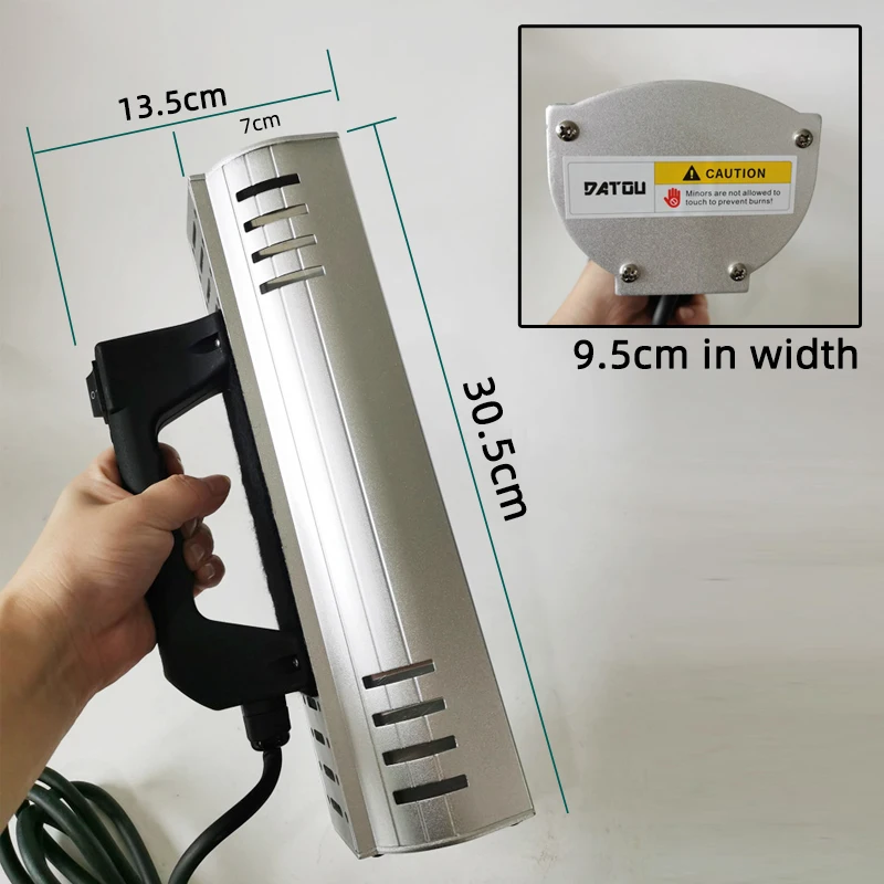 

1000W Shortwave Infrared Paint Curing Lamp Body Car Paint Lamp Baking Solar Film Handheld Electric Infrared Heater Lamp