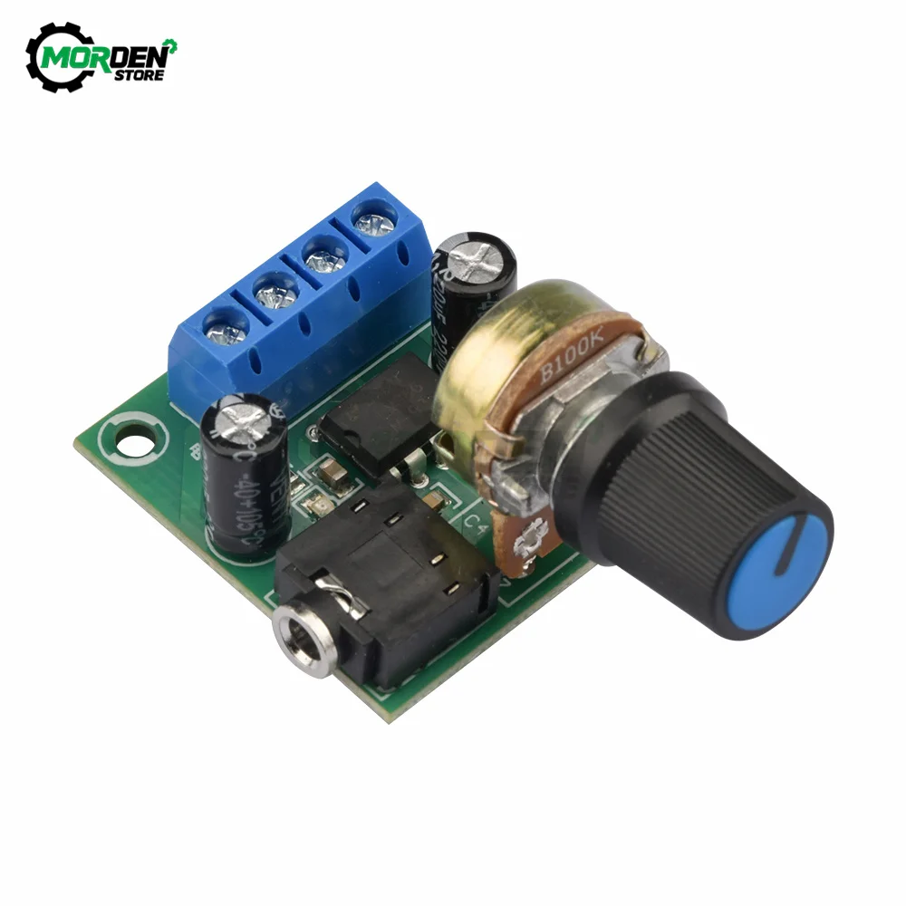 LM386 Upgrade 10W Audio Amplifier Board Mono 3.5mm DC 3-12V Volume Control AMP Module Adjustable Volume for Electrical Tool