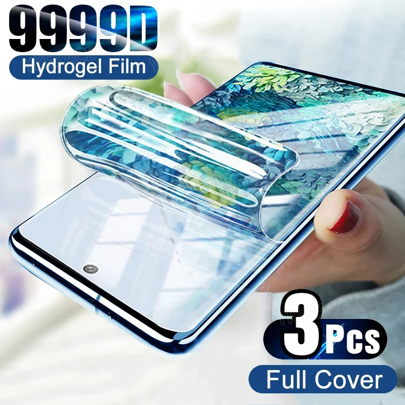 3Pcs Clear Hydrogel Protective Film For Honor 100 90 80 GT 70 60 SE 50 Magic 3 4 5 6 Pro Plus Ultimate Soft TPU Screen Protector