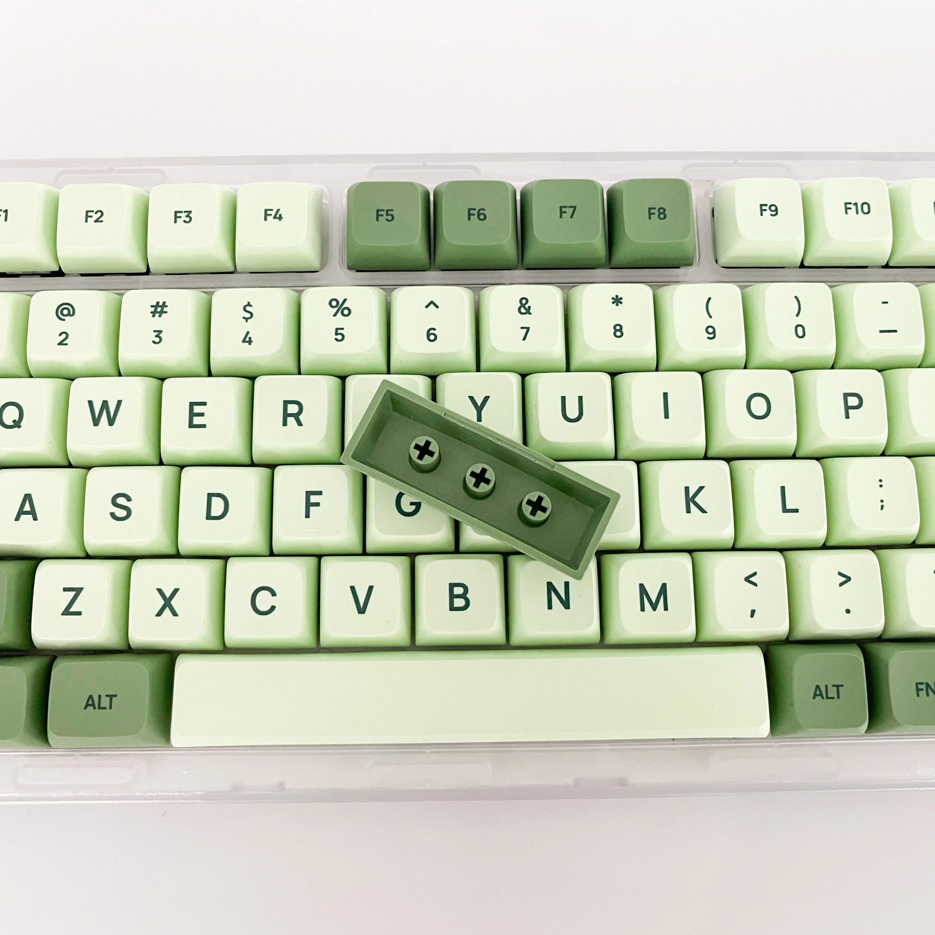 XDA PBT Keycaps 140 Keys Korean/Japanese/English/Russian Honey Milk Matcha PinkDye Sublimation For Gaming Mechanical Keyboard