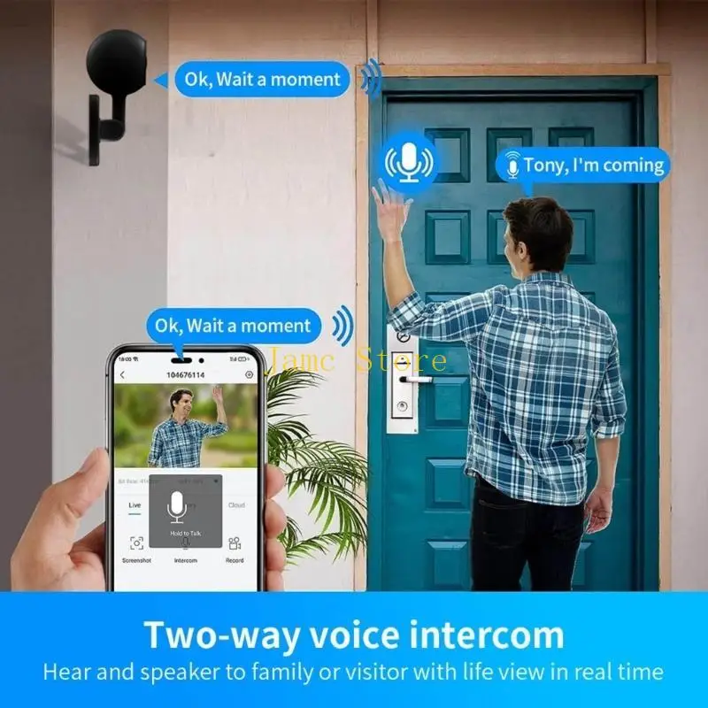LX0B Home Camera WiFi 1080p APP عالية الدقة التطبيق عن بُعد كاميرا الأمان
