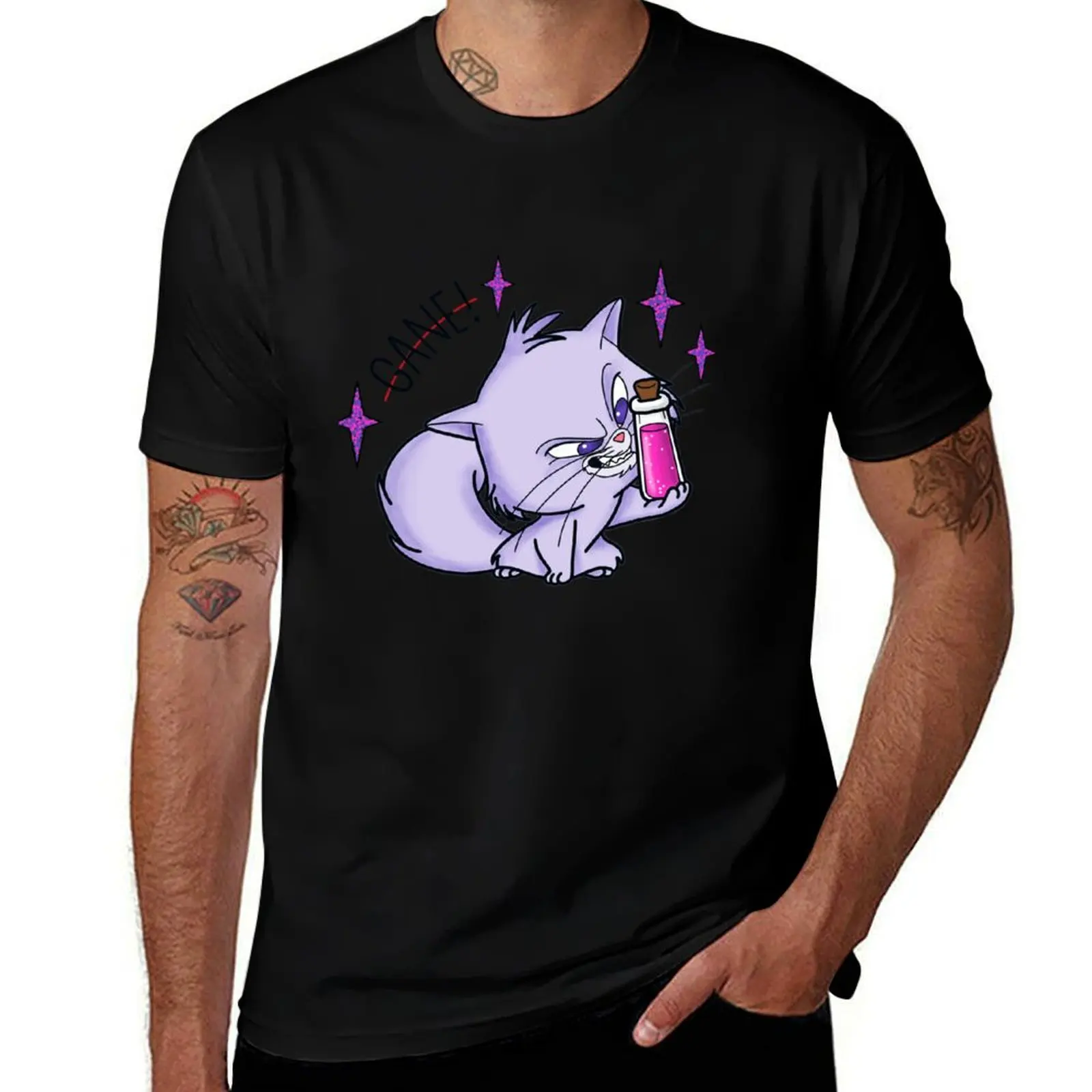 Yzma Gato The Emperor's Folly T-Shirt Soft Touch Basic Cotton T-Shirt
