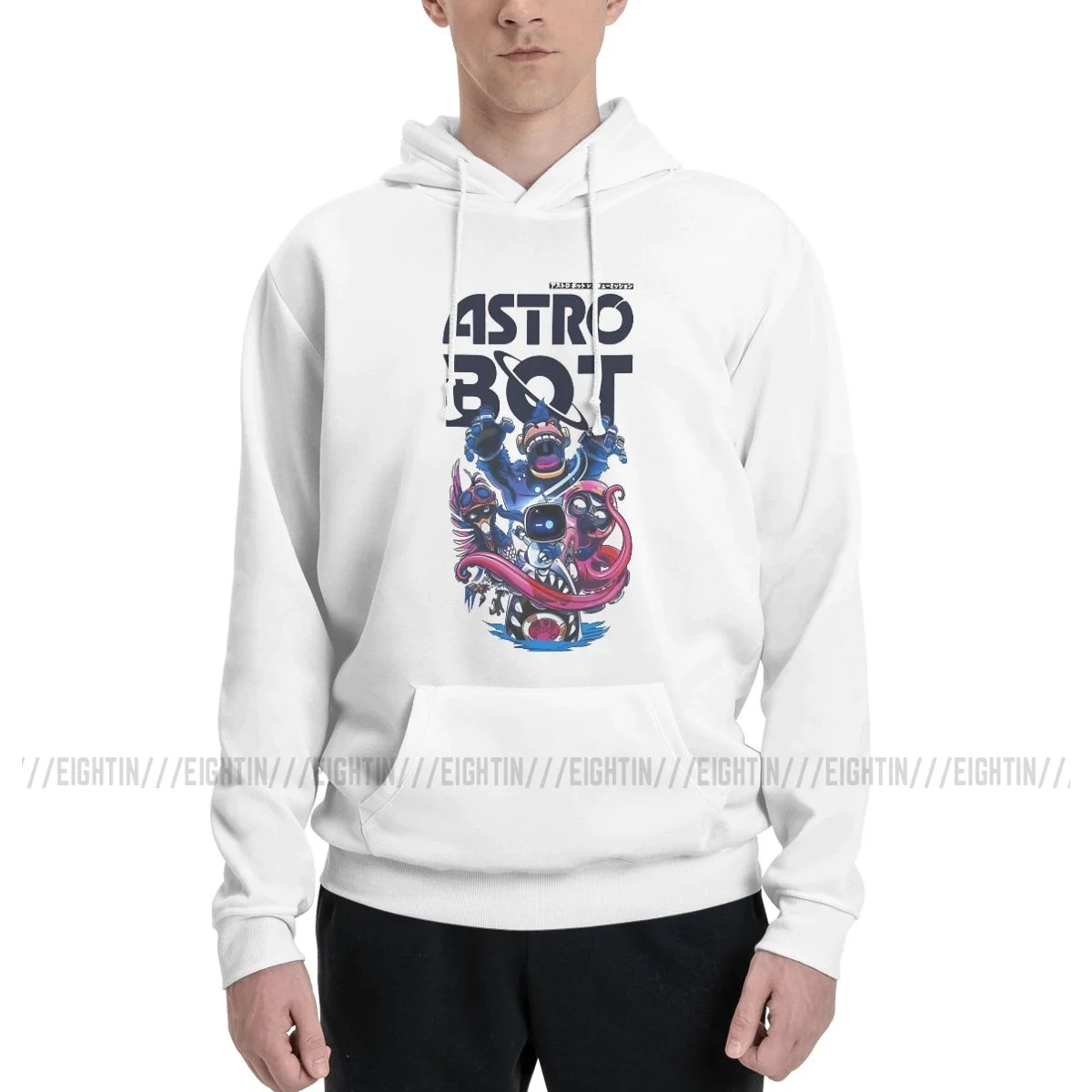 Astrobots Playroom Game Warm Sweatshirts Men Women Oversized Hoodie Winter Pullover