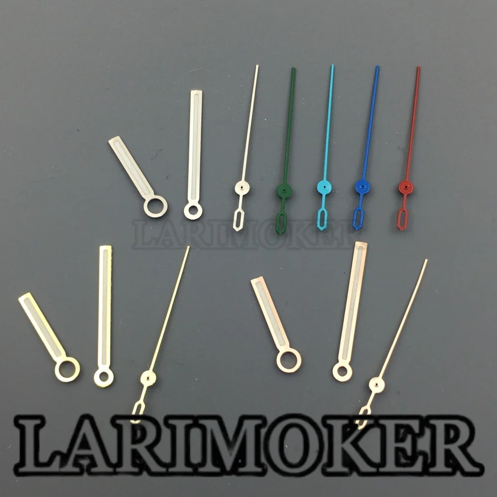 

LARIMOKER NH35 silver gold rose gold watch pointer blue green luminous suitable NH35 automatic movement replacement accessories