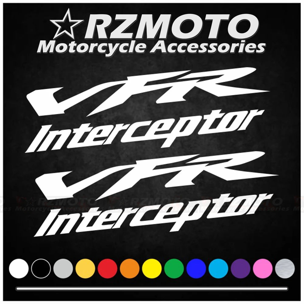 For Honda VFR INTERCEPTOR VFR Interceptor Motorcycle Sticker Car Decoration Fuel Tank Engine Fairing Windshield Helmet Decal