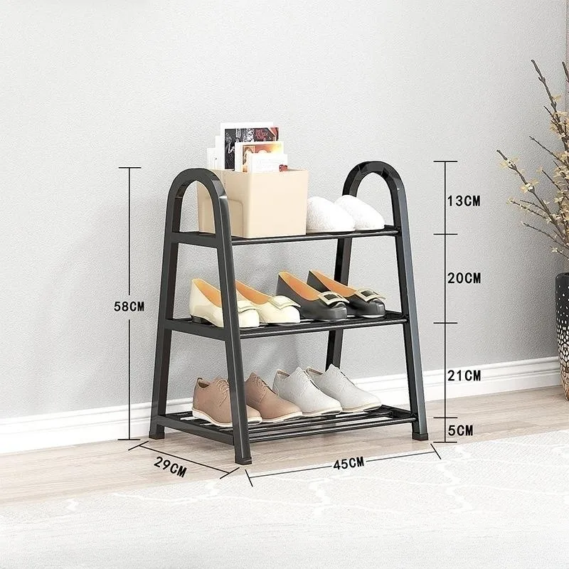 

A-Shaped Shoe Rack Simple Doorway Shoe Rack Household Entrance Dormitory College Student Dormitory Mini Simple Outfit Shoe Rack