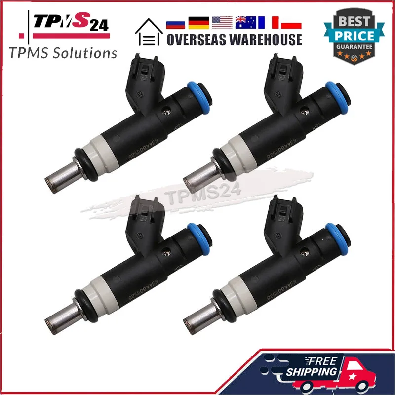 For Chrysler 200 Cirrus Sebring Dodge Avenger Caliber Journey Jeep Compass Patriot 4PCS Fuel Injectors 04891577AC