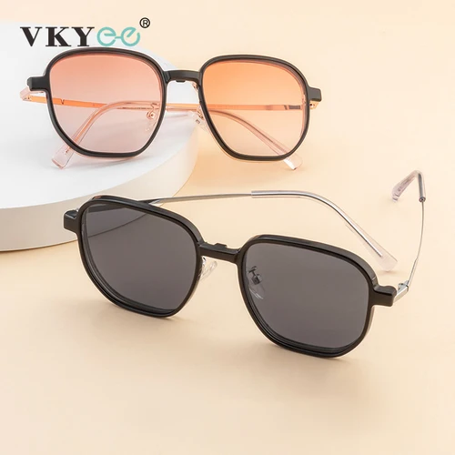 Imagen 2 del producto VICKY Nuevas Gafas de Sol Polarizadas Magnéticas Unisex, Gafas de Lectura Cuatro en Uno para Miopía, Anti Luz Azul, Prescripción Personalizada JS08