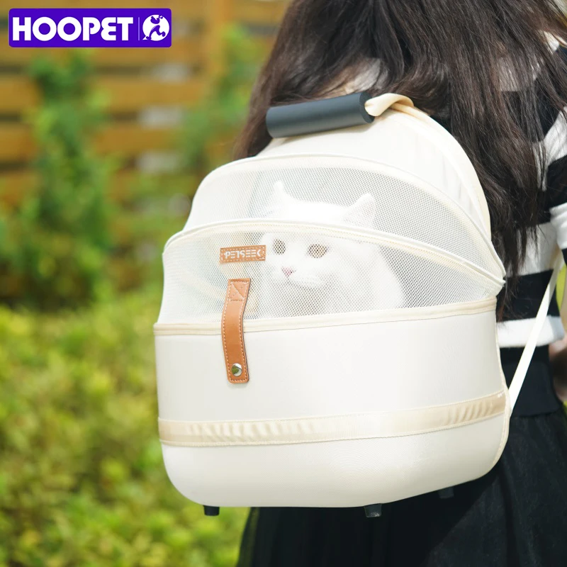 

HOOPET Cat Bag Going-Out Portable Space Capsule Large-capacity Cat Bag Portable Cat Cage BoxTravel Backpack Pet Supplies