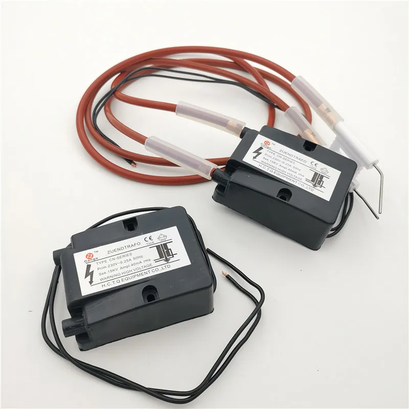 

220V Waste Oil Burner Igniter 15KV Transformer Ignition Coil Boiler Ceramic Ignition Needle High Pressure Voltage Pulse Igniter