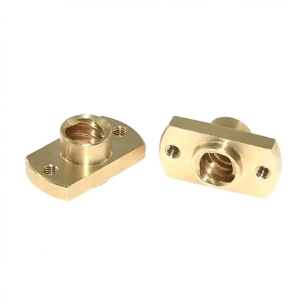 3D Printer Part T8 Lead Screw Aluminum Nut Holder Square Conversion Block Stabilizer For Z Axis Motion Upgrade Kit