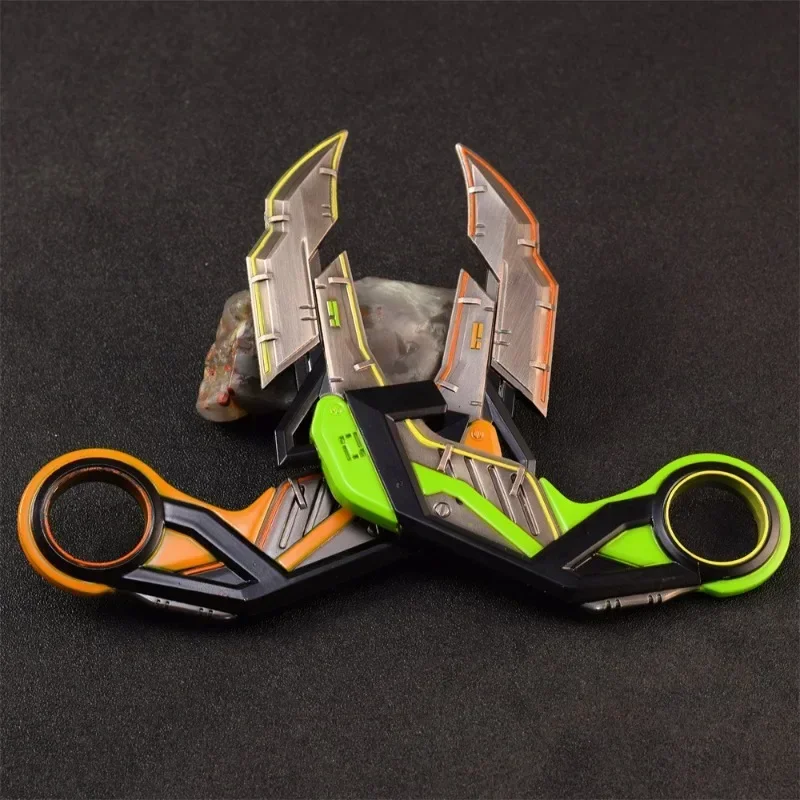 17cm Valorant RGX 11z Pro Karambit Metal Weapon Safely Sword Melee Weapon Model Ornaments Collection Game Peripheral Gifts Toys