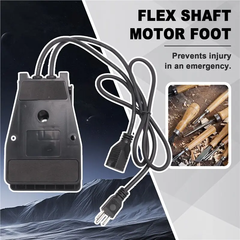 Top Sale Flex Shaft Motor Foot Control Pedal Replacement Electric For Rotary Tool Hanging Grinder Carver Tool Accessories Variab