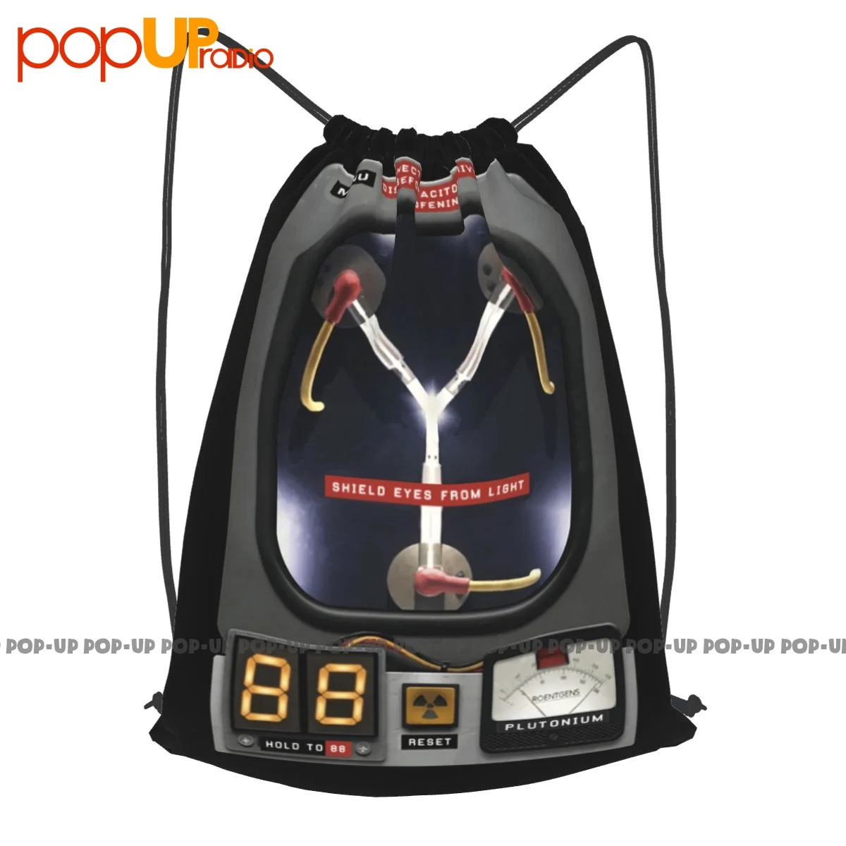 Flux Capacitor Drawstring Backpack, Inspirado por De Volta Para O Futuro, Ideal Presente de Aniversário