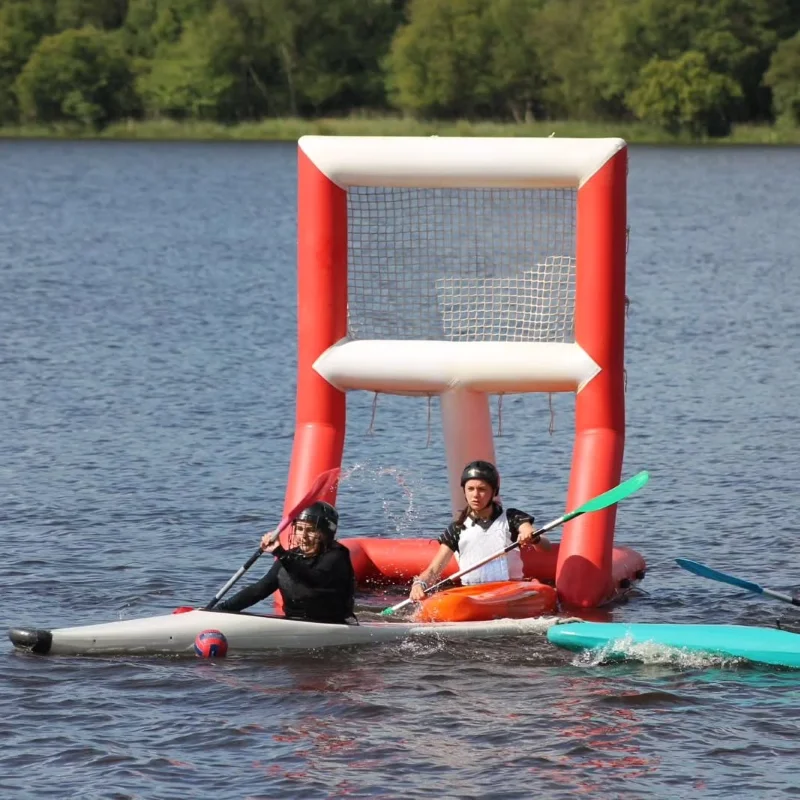 

Factory Wholesale Heavy Duty PVC Floating Inflatable Polo Goal Portable Water Floating Goal for Kayak Canoe Water Sports