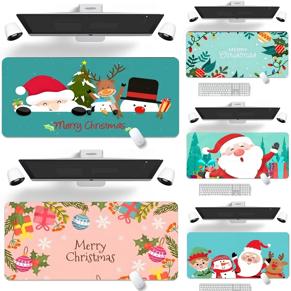 

Merry Christmas Mousepad New Arrivals Large Gaming Mousepad L XL XXL Gamer Mouse Pad Size For Keyboards Mat