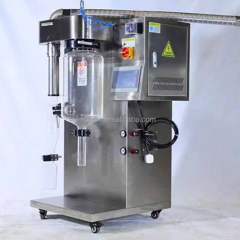 Lab Small PID Controller Vacuum Spray Dryer Small Scale Instant Coffee Milk Banana Honey Powder Spray Dryer