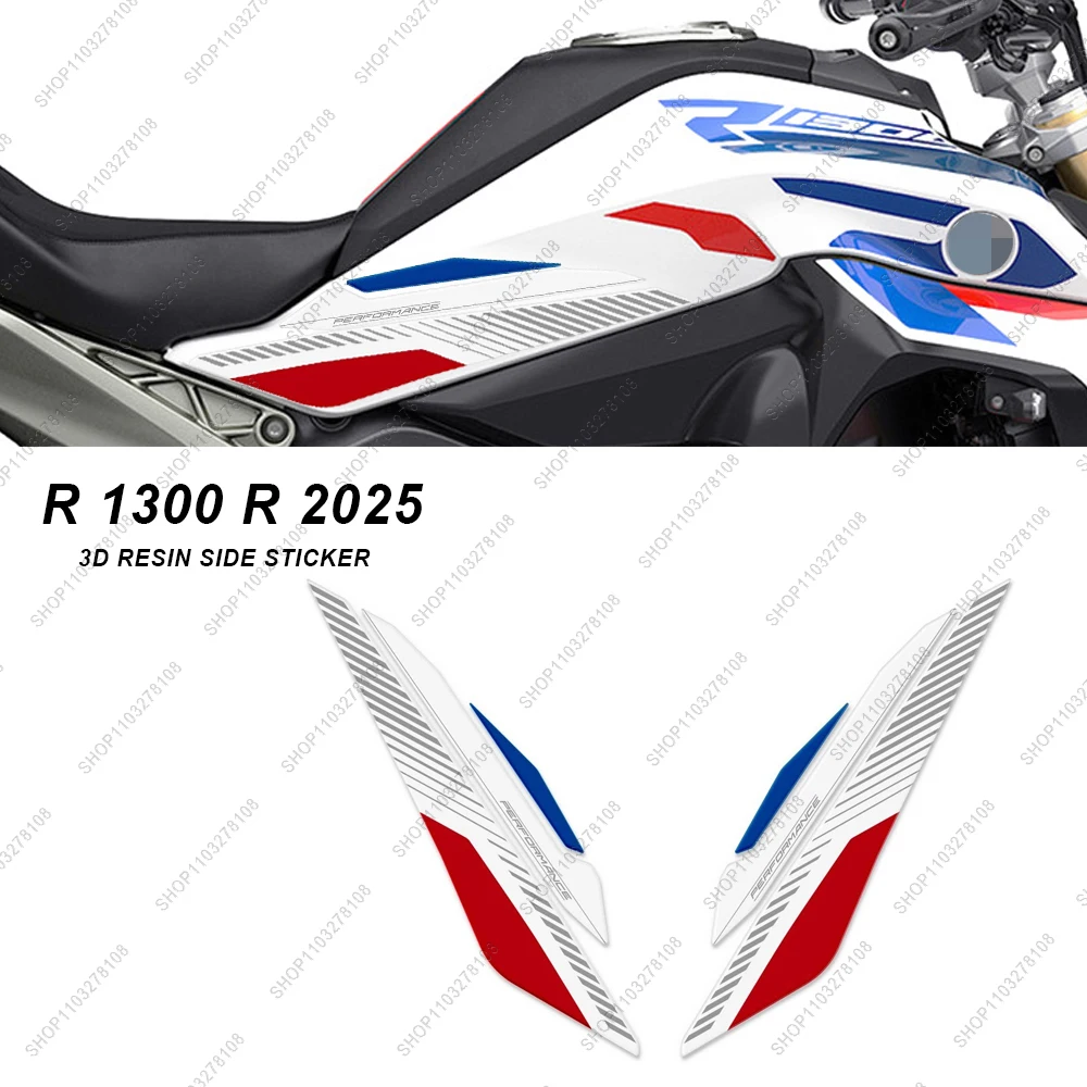 3D Resin Sticker Kit For R 1300 R R1300R 2025 Motorcycle Accessories Side Tank Pad Waterproof Protective kit Sticker